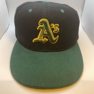 Oakland Athletics Black/Green Snapback Georgetown Collection